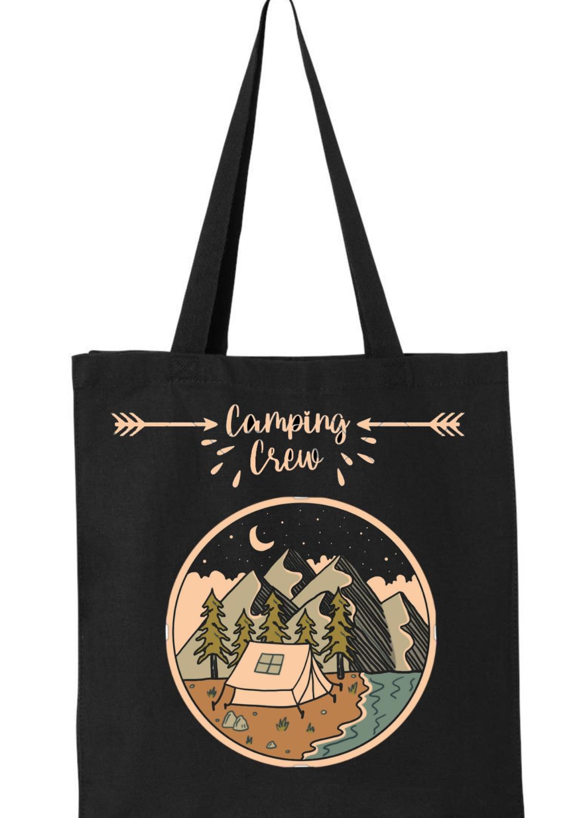Camping Crew Tote Bag