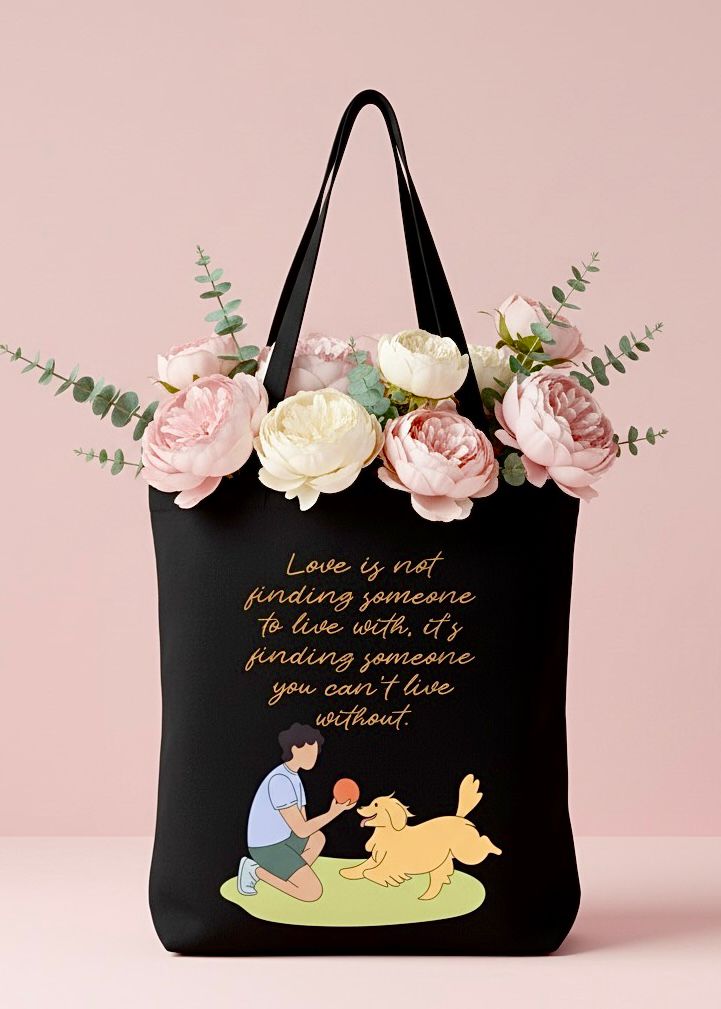 Dog Love Tote Bag