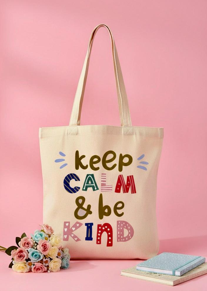 Keep Calm & Be Kind Tote Bag