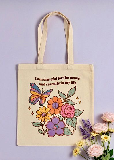 Peace And Serenity Tote Bag